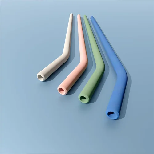 Miniatura 9 de purifyou Pajitas de silicona reutilizables extralargas de 14.5 pulgadas con puntas flexibles, cepillo de limpieza y funda portátil, se adapta a