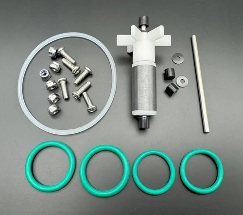 Miniatura 6 de para Coleman Lay Z-Spa # 58113 P4071 E02 Impulsor de eje de acero inoxidable+Eje de acero inoxidable de repuesto+Kit de sello de la bomba+Junta