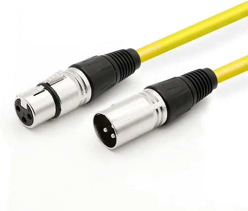 Miniatura 9 de Cable de altavoz XLR macho a XLR hembra, cable de conexión de micrófono de audio profesional, cable de micrófono blindado y equilibrado para uso más