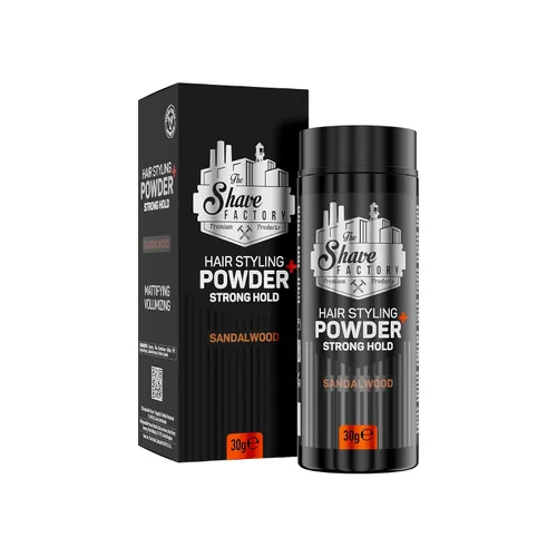 Miniatura 2 de the shave factory Polvo para peinar el cabello de sándalo, 1.05 oz (30 g) - 50% más Acabado mate, agarre fuerte, textura voluminizadora en polvo