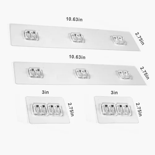 Miniatura 5 de Estante organizador de ducha con ganchos, organizador de almacenamiento, se puede montar en la pared sin agujeros para baño, baño, baño