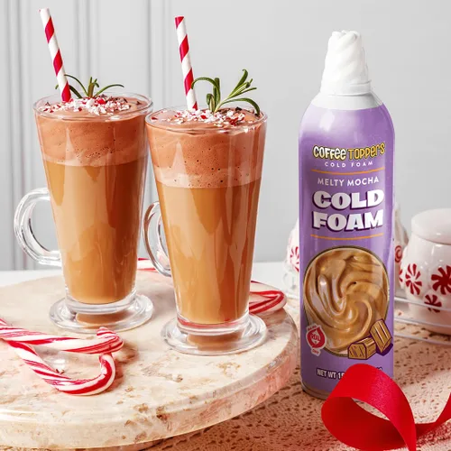 Miniatura 8 de Coffee Toppers Cold Foam Mocha 15 onzas (paquete de 3), Be Your Own Barista, Kosher