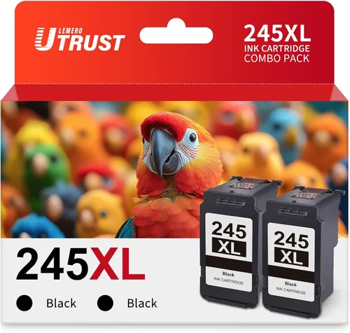 Cartucho de tinta 245XL remanufacturado para Canon 245XL Paquete combinado de tinta negra PG245XL Cartucho de tinta negra funciona con impresora