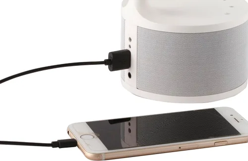 Miniatura 7 de OttLite Lámpara de escritorio LED con doble cabezal y altavoz Bluetooth, regulable con control táctil y modos de color, puerto de carga USB, LED