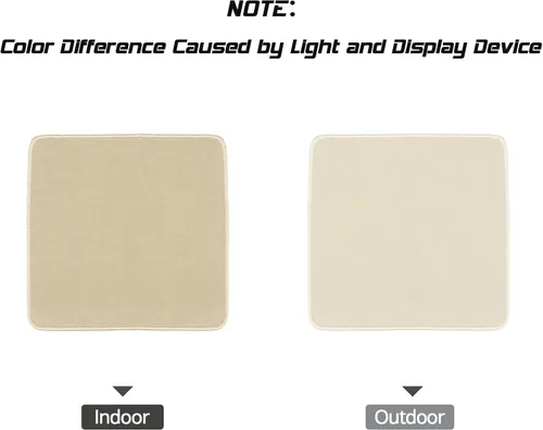 Miniatura 7 de IKON MOTORSPORTS, Alfombrillas Compatibles con Nissan Altima Sedan 4 Puertas 2013-2018, Revestimiento de Piso de Nylon Beige de Fábrica para Frente