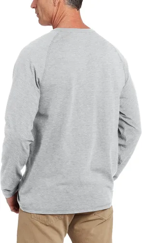 Miniatura 2 de Carhartt Mens Force Cotton Delmont Long-Sleeve T-Shirt Regular and Big Tall Sizes