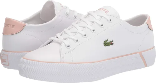 Miniatura 7 de Lacoste Tenis Gripshot para mujer, Blanco con detalles verdes