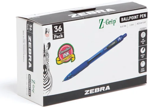 Miniatura 13 de Bolígrafo Zebra Pen Z-Grip retráctil, punta media, 1.0 mm, varios colores - 5