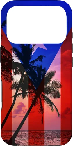 Miniatura 29 de iPhone 11 Tropical Ocean Vibes Bandera de Puerto Rico - Funda del Orgullo Puertorriqueño