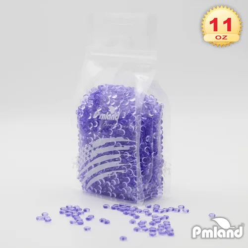 Miniatura 7 de PMLAND Mini canicas planas acrílicas, guijarros, cuentas de más de 3500 unidades de 0.236 in de diámetro para rellenos de jarrones, soporte