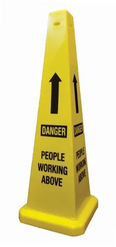 Miniatura 3 de Cortina Lamba 25" Cone "Safety First" Español, 03-600-07, Amarillo 25" amarillo.