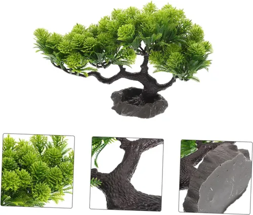 Miniatura 4 de Decoración de pino de bienvenida, mini adorno de pino artificial para plato de sushi y plato de sashimi, ideal para mesa de restaurante japonesa