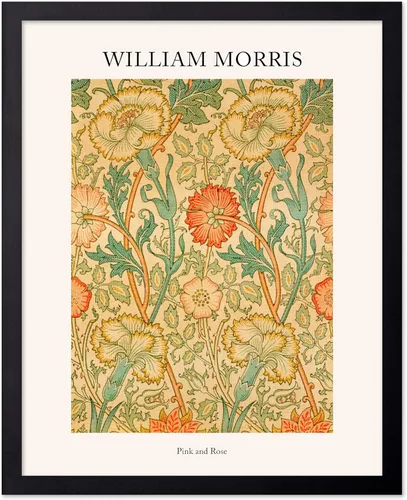 Miniatura 62 de Poster Master Póster vintage de William Morris, estampado de patrón retro de Santiago, arte de flores, arte de patrón textil, regalo para hombres