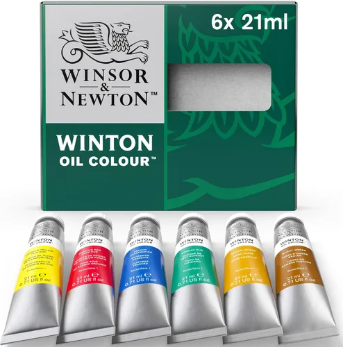Miniatura 12 de Juego de 6 tubos de pintura al óleo Winsor & Newton, 0.71 fl oz