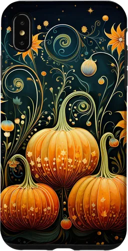Miniatura 11 de Funda floral para iPhone 16 Pumpkins Vintage Otoño Otoño