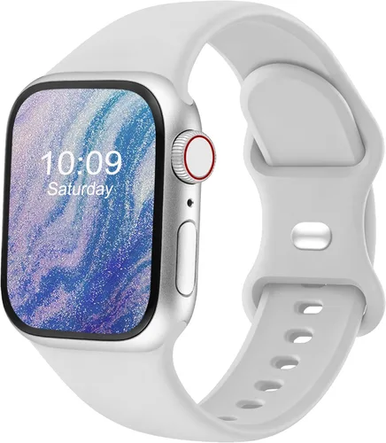 Miniatura 24 de Correas deportivas compatibles con Apple Watch de 38mm 40mm 41mm 42mm 44mm 45mm 46mm 49mm, p/mujer y hombre, correa de silicona para iWatch Series