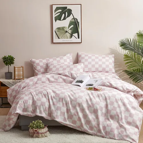 Miniatura 31 de Houseri - Juego de edredón azul, tamaño Queen, ropa de cama para mujeres y niñas, juego de edredón de color azul claro, tamaño Queen, para niños