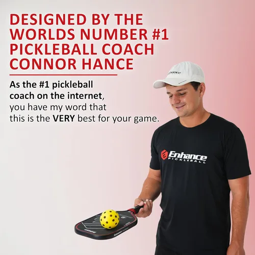 Miniatura 6 de Enhance Pickleball Ninja Ball - Juego de 3 bolas de pickleball silenciosas originales de espuma de pickleball para una práctica silenciosa en casa