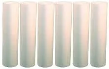 CFS Paquete de 6 cartuchos de filtro de agua de sedimentos de polipropileno compatibles con modelos GE GXWH04F, GXWH20F, GXWH20S, GXRM10, GX1S01R,
