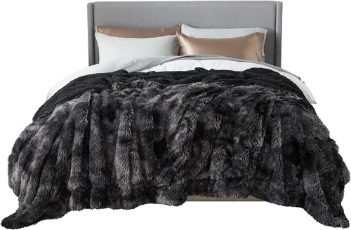Miniatura 8 de Bedsure GentleSoft Manta de Tiro de Piel Sintética Esponjosa y Suave para Sofá, Forro Polar Sherpa Suave Regalos Acogedores para Mujeres, Manta