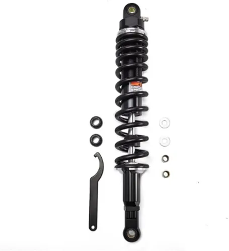 13.780 in 13.8 pulgadas 0.394 in primavera universal motocicleta amortiguador de aire suspensión trasera ATV Quad Scooter Dirt Bike para YZF-R1