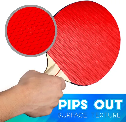 Miniatura 7 de Juego de palas de ping pong Franklin Sports con pelotas - Kit de palas de tenis de mesa para 2 y 4 jugadores - Kit completo de inicio de ping pong