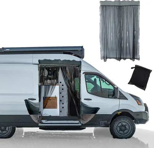 BLACKHORSE-RACING Pantalla magnética de repuesto para furgonetas Mercedes Sprinter y otras autocaravanas, mosquitera magnética para autocaravana,