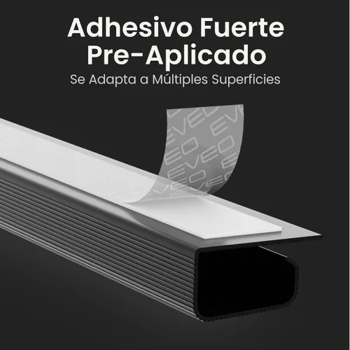 Miniatura 2 de EVEO Kit de gestión de cables debajo del escritorio (6 unidades) - Ocultador de cables para gestión de cables debajo del escritorio, ocultador