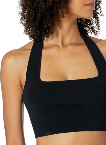 Miniatura 4 de The Drop Greta - Suéter ajustado con cuello cuadrado para mujer