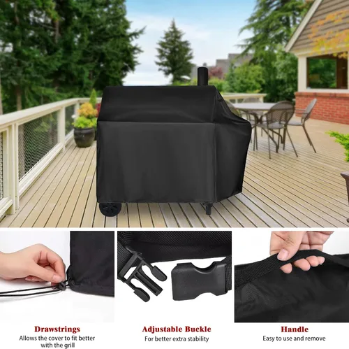 Miniatura 6 de Royal Gourmet CC1830W - Cubierta para parrilla de carbón de 30 barriles para parrilla CC1830S, resistente al agua, cubierta para parrilla al aire