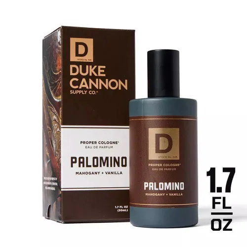 Miniatura 6 de Duke Cannon Proper Cologne Palomino Eau de Parfum para hombre Caoba y vainilla Aroma natural sutil y duradero 1.7 onzas líquidas