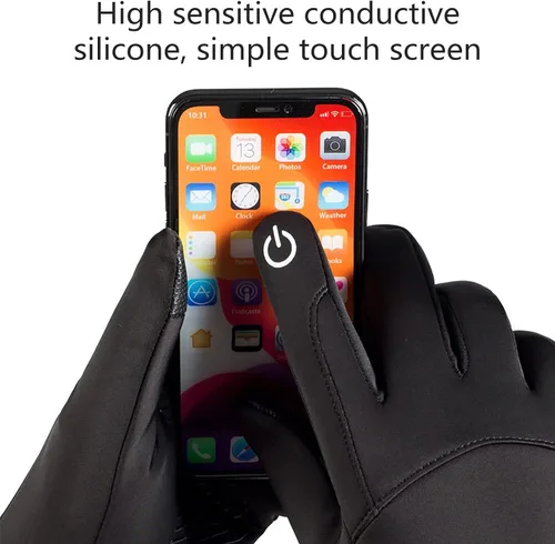Miniatura 4 de Guantes de esquí y nieve Guantes de snowboard de invierno para hombres y mujeres para clima frío, dedos táctiles, guantes de esquí de nieve