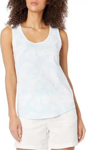 Miniatura 2 de Tienda Essentials Camiseta sin mangas para mujer, de corte clásico, 100% algodón, paquete de 2