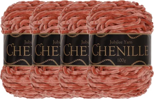 Miniatura 56 de JubileeYarn - Hilo de chenilla (3.53 oz/poliéster peinado, circonita), 1 pastel