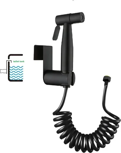 Miniatura 3 de Pulverizador de bidé de mano para inodoro con soporte, ducha portátil para mascotas, accesorio de bidé de baño, spray de acero inoxidable 304