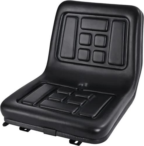 Asiento universal para tractor, asiento de repuesto para cortacésped con material de PVC deslizante para topadores, excavadora, asiento de