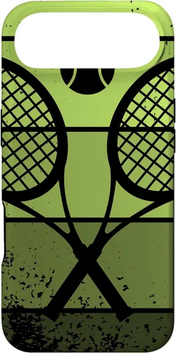 Miniatura 26 de Raqueta de jugador de tenis para iPhone 13 con cancha de pelota de tenis Vintage Retro Case