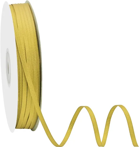 Miniatura 60 de Cinta blanca de grogrén de 1-1/2 pulgadas x 50 yardas para envolver regalos, muy adecuada para decoración de bodas, ramos, manualidades, costura