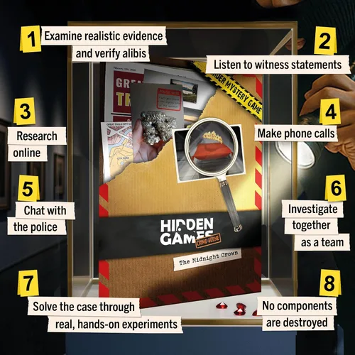 Miniatura 4 de Hidden Games: La Corona de Medianoche – Juego de Misterio de Asesinato Sin Resolver – Investigación de Archivos de Casos Cerrado – Juega Detective
