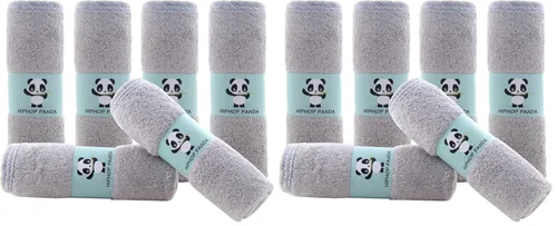 Miniatura 11 de HIPHOP PANDA Toallitas para bebé, rayón hecho de bambú - 2 capas ultra suaves y absorbentes, toalla facial de baño para recién nacidos - toallitas