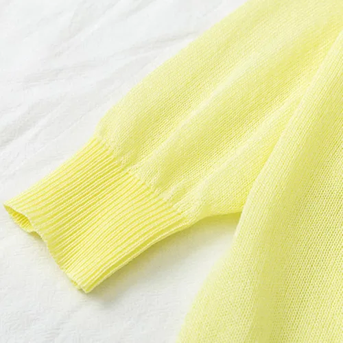 Miniatura 7 de Camisa niñas pequeñas abrigos cárdigan manga larga botones fino Tops niños chaquetas cuello en V sólidas, H1-amarillo, Mochilas Tradicionales