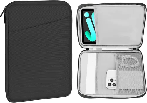 Miniatura 14 de MoKo Funda para tablet de 9 a 11 pulgadas, compatible con iPad Air M4/Pro M5 de 11 pulgadas, iPad A16 de 11 pulgadas, i-Pad 10/9/8/7th/Air 5/4th