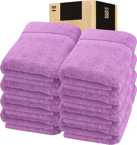Miniatura 42 de Utopia Towels - Toalla de baño gigante, 2 unidades, 17.69 oz/yd2 (600 gsm), 100% algodón hilado en anillo, altamente absorbentes y de secado rápido
