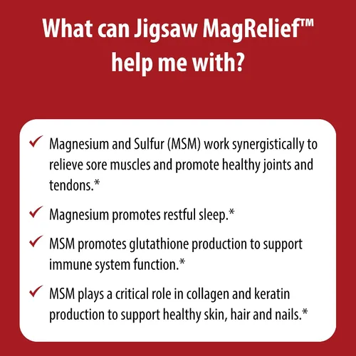 Miniatura 5 de Jigsaw Health MagRelief - Loción de magnesio, 5 onzas
