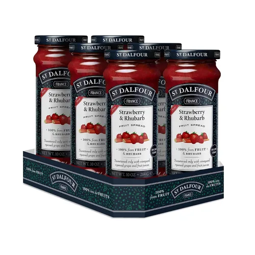 Miniatura 23 de St. Dalfour Untable de frutas de arándanos, 10 onzas, 100% de frutas, sin ingredientes artificiales, sin OMG, sin azúcar de caña, todo natural