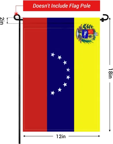 Miniatura 2 de Banderas de jardín de Argentina Bandera argentina pequeña de 12x18 pulgadas de arpillera de doble cara para decoración al aire libre de patio