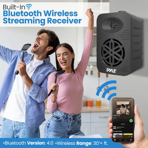 Miniatura 4 de PyleUsa Par de altavoces Bluetooth para interiores y exteriores, 500 W, doble impermeable, 5.25 pulgadas, sistema de altavoces de rango completo