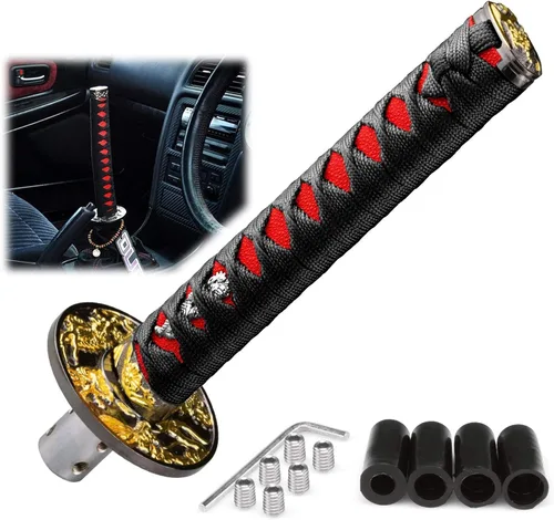 Miniatura 19 de EZAUTOWRAP Espada Samurai 5.9 pulgadas., 10cm, Negro Blanco