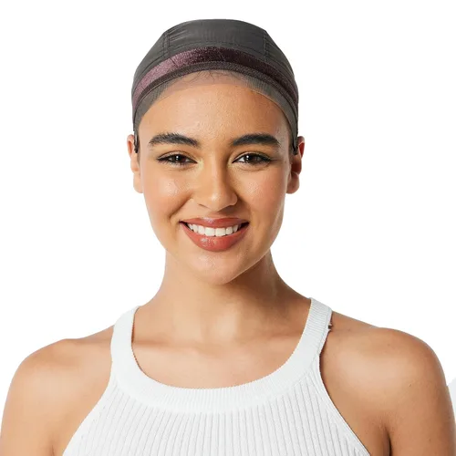 Miniatura 8 de Gorra de silicona de encaje para mujer, banda de agarre ajustable, gorra sin pegamento para encaje y pelucas de una sola parte superior (beige, L)