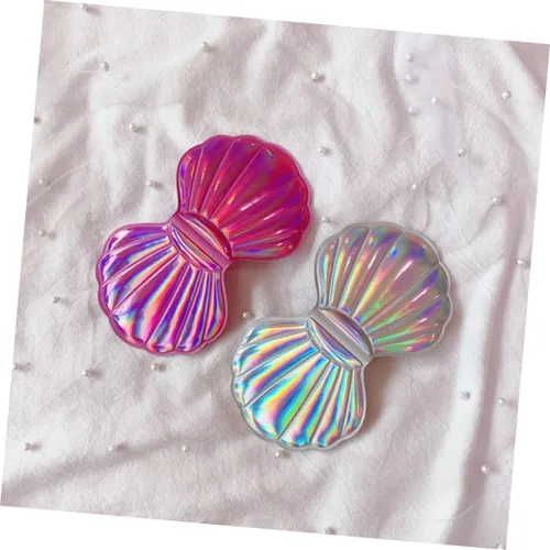 Miniatura 8 de Luxshiny Espejo de bolsillo para mujer, espejo de billetera delgado, plegable, portátil, compacto, de doble cara, plegable para maquillaje ()